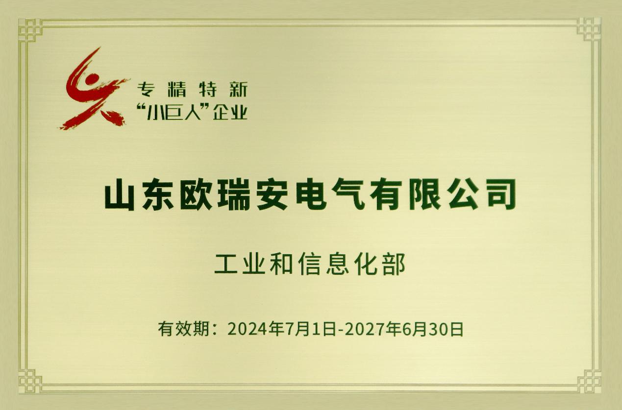 邻居姐姐半夜舔我日韩av电气再次斩获国家专精特新“小巨人”企业称号